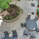 Vista sul giardino dalla Doppia Uso Singola, Hotel Accademia Trento